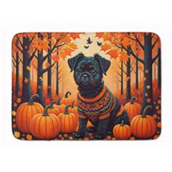 19 x 27 in. Unisex Affenpinscher Fall Memory Foam Kitchen Mat