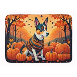 19 x 27 in. Unisex Basenji Fall Memory Foam Kitchen Mat
