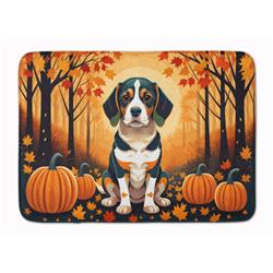 19 x 27 in. Unisex Beagle Fall Memory Foam Kitchen Mat