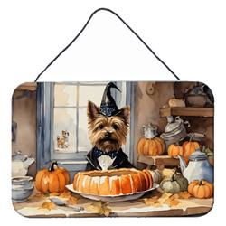 DAC1758DS812 12 x 8 in. Unisex Cairn Terrier Fall Kitchen Pumpkins Wall or Door Hanging Prints