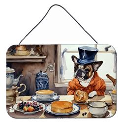 DAC1772DS812 12 x 8 in. Unisex French Bulldog Fall Kitchen Pumpkins Wall or Door Hanging Prints