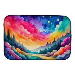 DAC1430DDM 21 x 14 in. Dusty Miller in Color Dish Drying Mat