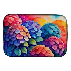 DAC1440DDM 21 x 14 in. Hydrangeas in Color Dish Drying Mat