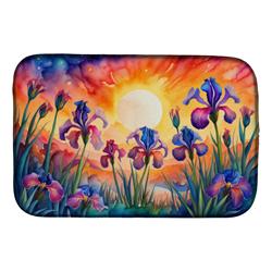 DAC1442DDM 21 x 14 in. Iris in Color Dish Drying Mat