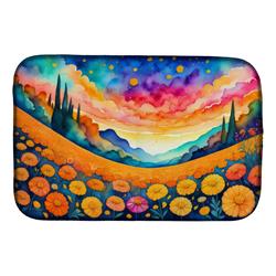 DAC1447DDM 21 x 14 in. Marigolds in Color Dish Drying Mat