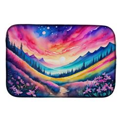DAC1454DDM 21 x 14 in. Phlox in Color Dish Drying Mat