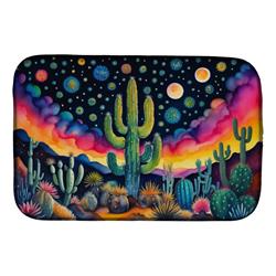 DAC1455DDM 21 x 14 in. Unisex Queen of the Night Cactus in Color Dish Drying Mat