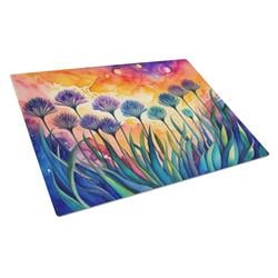 DAC1402LCB 15 x 12 in. Agapanthus in Color Glass Cutting Board - Large