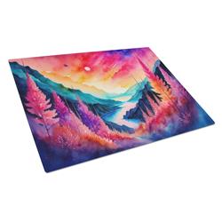 DAC1408LCB 15 x 12 in. Astilbe in Color Glass Cutting Board - Large