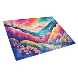 DAC1413LCB 15 x 12 in. Brunia in Color Glass Cutting Board - Large