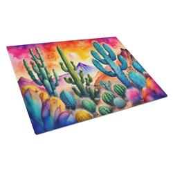 DAC1415LCB 15 x 12 in. Cactus in Color Glass Cutting Board - Large