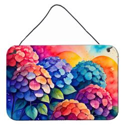 DAC1440DS812 12 x 8 in. Hydrangeas in Color Wall or Door Hanging Prints