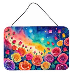 DAC1457DS812 12 x 8 in. Roses in Color Wall or Door Hanging Prints