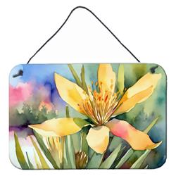 DAC1689DS812 12 x 8 in. Unisex Mexico Yucca Flower in Watercolor Wall or Door Hanging Prints
