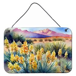 DAC1690DS812 12 x 8 in. Unisex Mexico Yucca Flower in Watercolor Wall or Door Hanging Prints