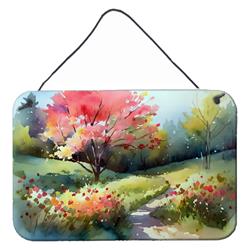 DAC1693DS812 12 x 8 in. Unisex North Carolina Dogwoods in Watercolor Wall or Door Hanging Prints