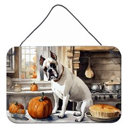 12 x 8 in. Unisex Boxer Fall Kitchen Pumpkins Wall or Door Hanging Prints