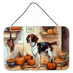 12 x 8 in. Unisex Brittany Fall Kitchen Pumpkins Wall or Door Hanging Prints