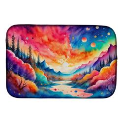 DAC1404DDM 21 x 14 in. Amaranths in Color Dish Drying Mat