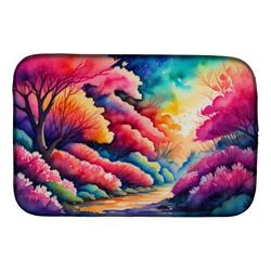 DAC1409DDM 21 x 14 in. Azaleas in Color Dish Drying Mat