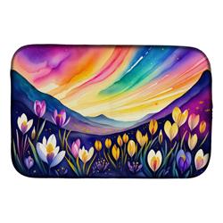 DAC1424DDM 21 x 14 in. Crocus in Color Dish Drying Mat