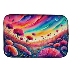 21 x 14 in. Unisex Dianthus in Color Dish Drying Mat
