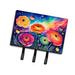 9 x 6 in. Unisex Ranunculus in Color Leash or Key Holder