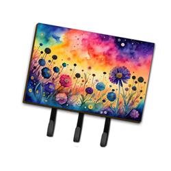 9 x 6 in. Unisex Scabiosa in Color Leash or Key Holder