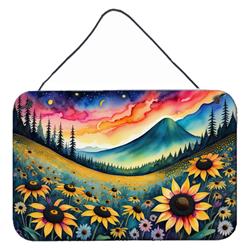 DAC1411DS812 12 x 8 in. Unisex Black-eyed Susans in Color Wall or Door Hanging Prints