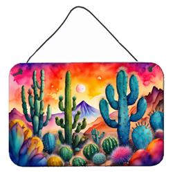 12 x 8 in. Unisex Cactus in Color Wall or Door Hanging Prints