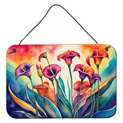 DAC1419DS812 12 x 8 in. Unisex Calla Lilies in Color Wall or Door Hanging Prints