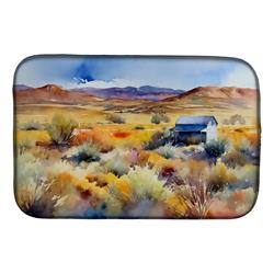 DAC1683DDM 21 x 14 in. Nevada Sagebrush in Watercolor Dish Drying Mat