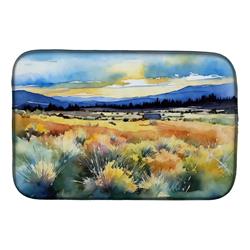 DAC1684DDM 21 x 14 in. Nevada Sagebrush in Watercolor Dish Drying Mat