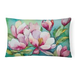 DAC1662PW1216 16 x 12 in. Unisex Louisiana Magnolias in Watercolor Fabric Decorative Pillow -  Carolines Treasures