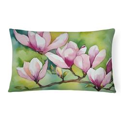 DAC1675PW1216 16 x 12 in. Unisex Mississippi Magnolia in Watercolor Fabric Decorative Pillow -  Carolines Treasures