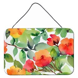 DAC1633DS812 12 x 8 in. Unisex Connecticut Mountain Laurels in Watercolor Wall or Door Hanging Prints