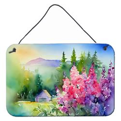 DAC1646DS812 12 x 8 in. Unisex Idaho Syringa in Watercolor Wall or Door Hanging Prints