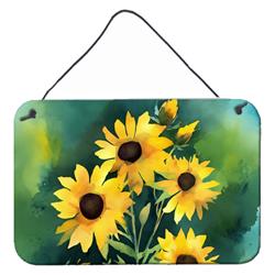 DAC1657DS812 12 x 8 in. Unisex Kentucky Goldenrod in Watercolor Wall or Door Hanging Prints