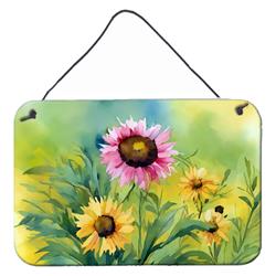 DAC1658DS812 12 x 8 in. Unisex Kentucky Goldenrod in Watercolor Wall or Door Hanging Prints