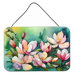 DAC1663DS812 12 x 8 in. Unisex Louisiana Magnolias in Watercolor Wall or Door Hanging Prints