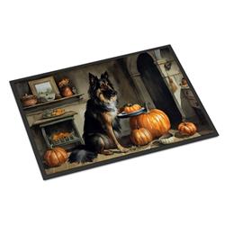 18 x 27 in. Unisex Belgian Tervuren Fall Kitchen Pumpkins Doormat