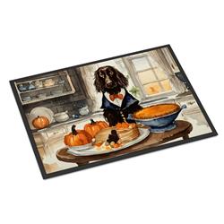 18 x 27 in. Unisex Boykin Spaniel Fall Kitchen Pumpkins Doormat