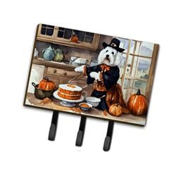 DAC1768TH68 9 x 6 in. Unisex Coton De Tulear Fall Kitchen Pumpkins Leash or Key Holder