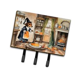 9 x 6 in. Unisex Dachshund Fall Kitchen Pumpkins Leash or Key Holder