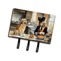 9 x 6 in. Unisex Golden Retriever Fall Kitchen Pumpkins Leash or Key Holder