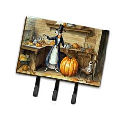 DAC1781TH68 9 x 6 in. Unisex Italian Greyhound Fall Kitchen Pumpkins Leash or Key Holder