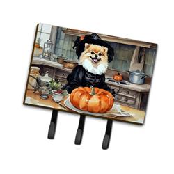 9 x 6 in. Unisex Pomeranian Fall Kitchen Pumpkins Leash or Key Holder
