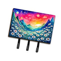 9 x 6 in. Unisex Daisies in Color Leash or Key Holder