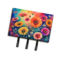 9 x 6 in. Unisex Gerbera Daisies in Color Leash or Key Holder