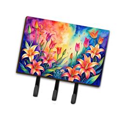 9 x 6 in. Unisex Lilies in Color Leash or Key Holder